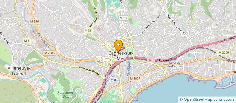 localisation de l'entreprise MADAME M-JOSEE CASTELLI à CAGNES-SUR-MER