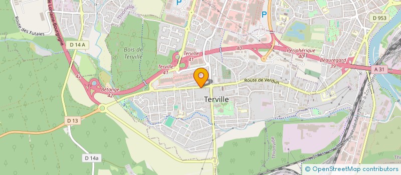 localisation de l'entreprise MADAME M-L OBERECKEN  TERVILLE