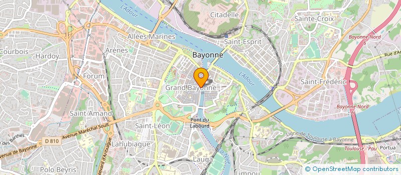 localisation de l'entreprise MADAME M LAFORCADE à BAYONNE