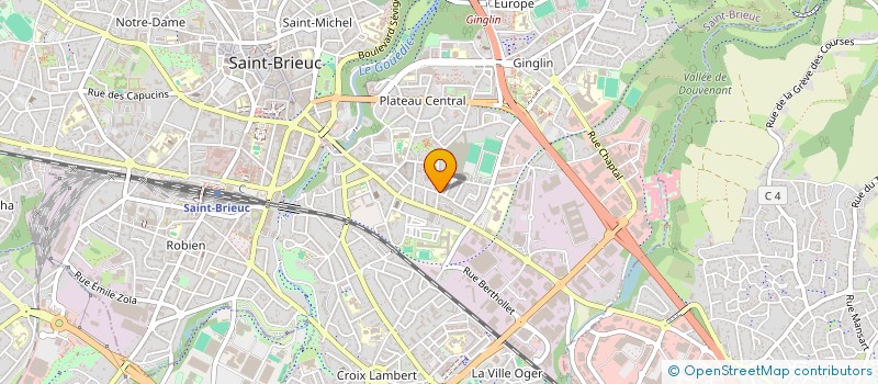 localisation de l'entreprise MADAME M LAPORTE à SAINT-BRIEUC