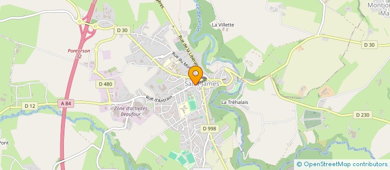 localisation de l'entreprise MADAME M LEMONNIER  SAINT-JAMES