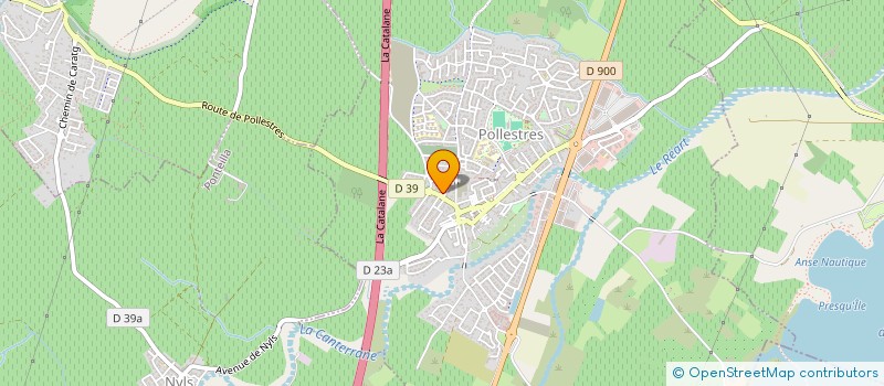 localisation de l'entreprise MADAME M-MADELEINE MONT  POLLESTRES