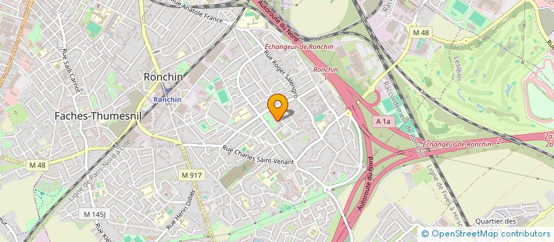 localisation de l'entreprise MADAME M'MAHAWA SYLLA  RONCHIN