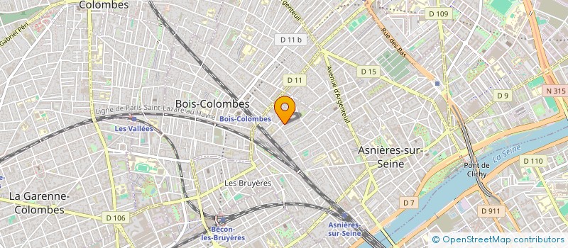 localisation de l'entreprise MADAME M-MARTHE POUCHOL  ASNIERES-SUR-SEINE