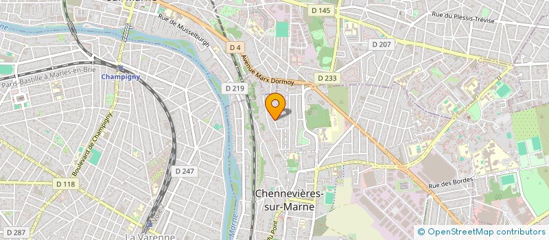 localisation de l'entreprise MADAME M MASSOLD à CHENNEVIERES-SUR-MARNE