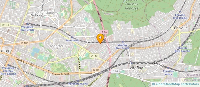 localisation de l'entreprise MADAME M MONTEIL à VERSAILLES