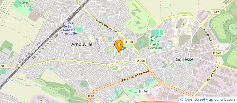 localisation de l'entreprise MADAME M NAOLU  GONESSE