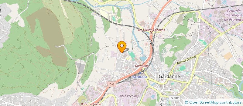 localisation de l'entreprise MADAME M-NOELLE FERRERO à GARDANNE
