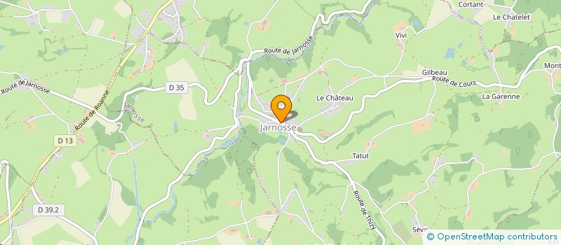 localisation de l'entreprise MADAME M ODILE BOUCAUD  JARNOSSE