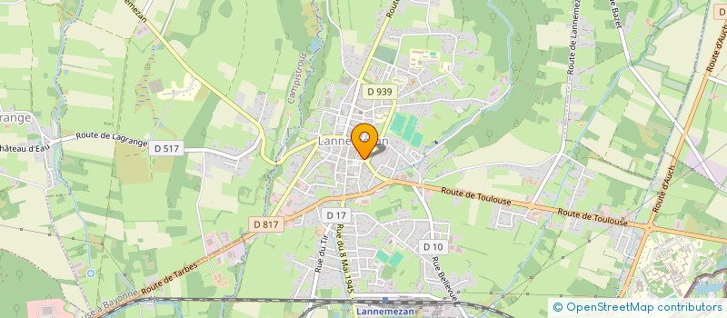 localisation de l'entreprise MADAME M-P LAMANE  LANNEMEZAN