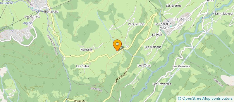localisation de l'entreprise MADAME M PALLUEL-BLANC à HAUTELUCE