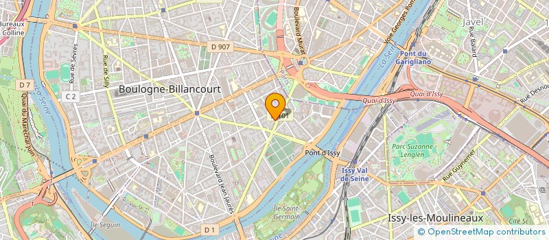 localisation de l'entreprise MADAME M PAULEZ à BOULOGNE-BILLANCOURT