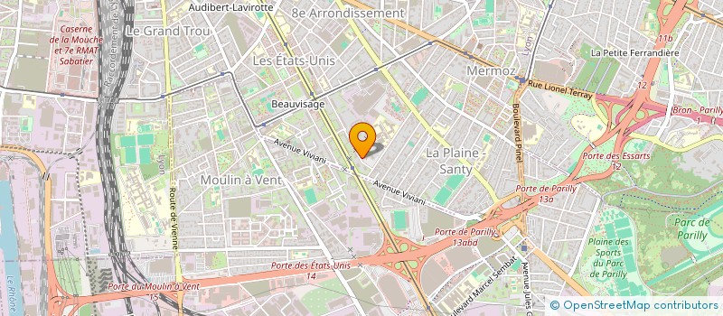 localisation de l'entreprise MADAME M PELISSIER à LYON