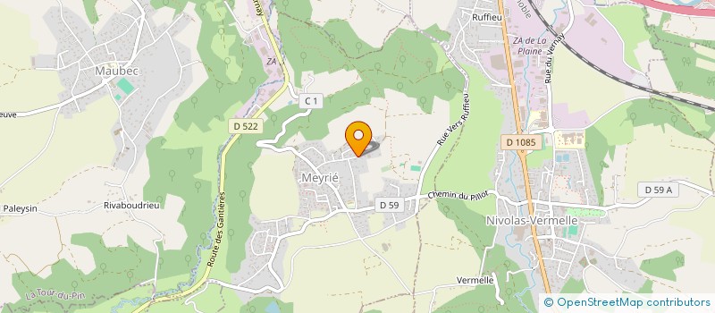 localisation de l'entreprise MADAME M RAJON  LES EPARRES