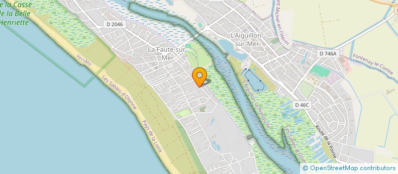 localisation de l'entreprise MADAME M REHAUSSAT  L'AIGUILLON-LA-PRESQU'ILE