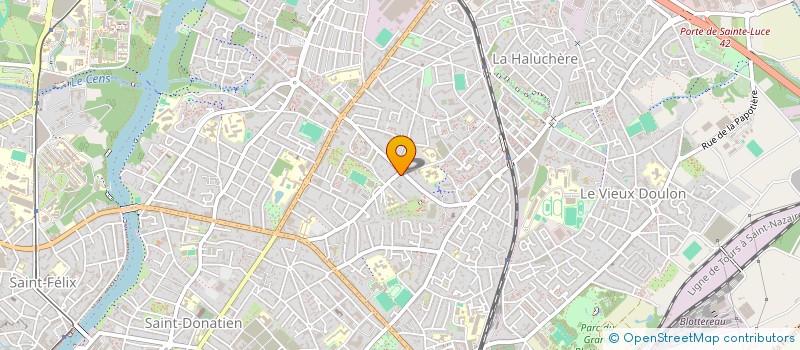 localisation de l'entreprise MADAME M ROUSSEAU à NANTES