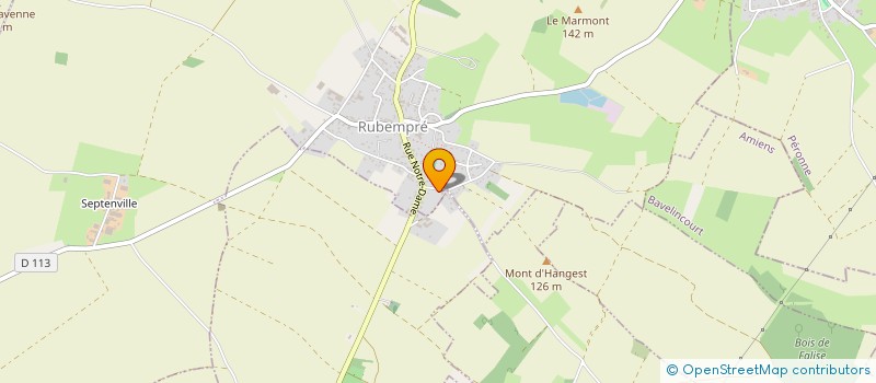 localisation de l'entreprise MADAME M ROUSSEL à RUBEMPRE