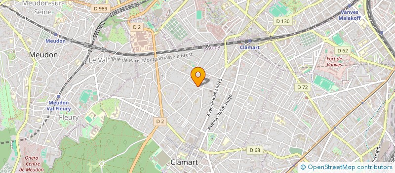 localisation de l'entreprise MADAME M SANZ à CLAMART
