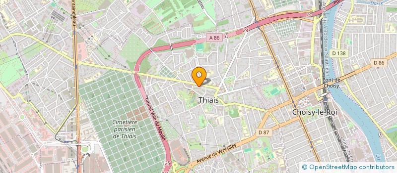 localisation de l'entreprise MADAME M SERPETTE  THIAIS