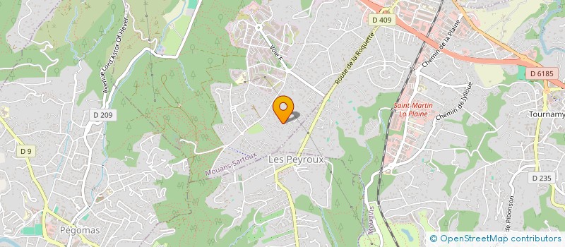 localisation de l'entreprise MADAME M SWISTAK à MOUANS-SARTOUX