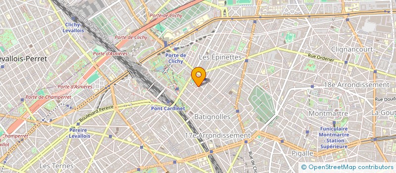 localisation de l'entreprise MADAME M TERROY à PARIS