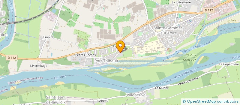 localisation de l'entreprise MADAME M-THERESE FERRAGNE  SAINTE-GEMMES-SUR-LOIRE