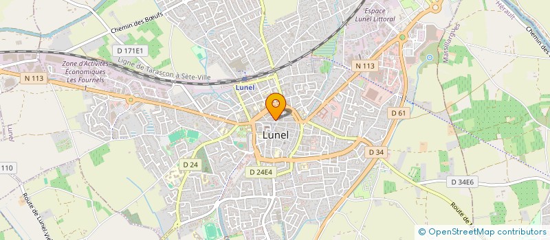 localisation de l'entreprise MADAME M-VERONIQUE LAN CHUN YANG  LUNEL