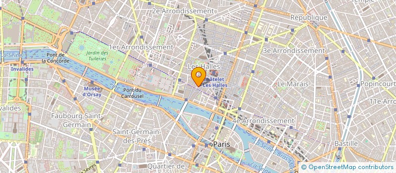localisation de l'entreprise MADAME M YVON à PARIS