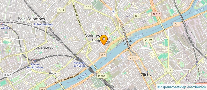 localisation de l'entreprise MADAME MA ANDONGUI à ASNIERES-SUR-SEINE