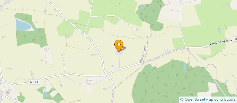 localisation de l'entreprise MADAME MA TE GUERIN  PREE-D'ANJOU