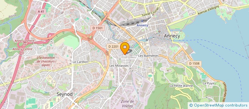 localisation de l'entreprise MADAME MAAIKE BEIJER à ANNECY