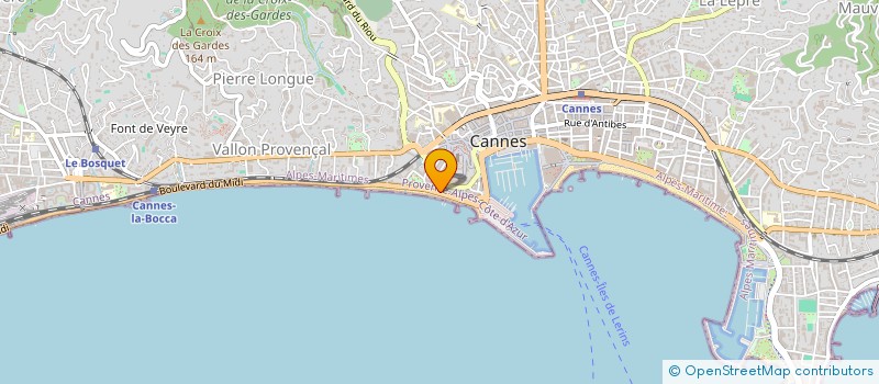 localisation de l'entreprise MADAME MAARION SELL à CANNES