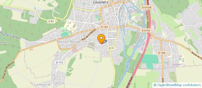 localisation de l'entreprise MADAME MAATI COULIBALY  LOUVIERS