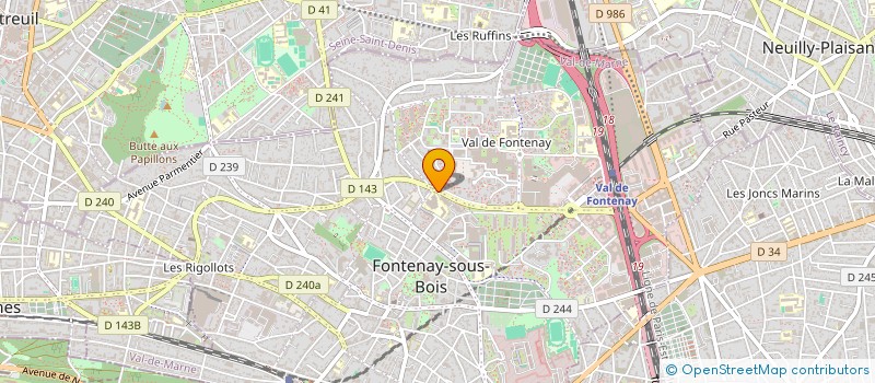 localisation de l'entreprise MADAME MAAYANE COHEN à FONTENAY-SOUS-BOIS