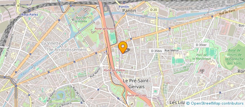 localisation de l'entreprise MADAME MAAYANE PRALUS à LE PRE-SAINT-GERVAIS