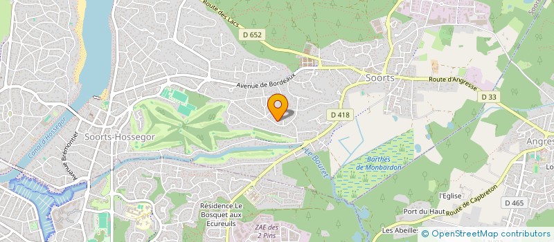 localisation de l'entreprise MADAME MABELLE GALLAIS  SOORTS-HOSSEGOR