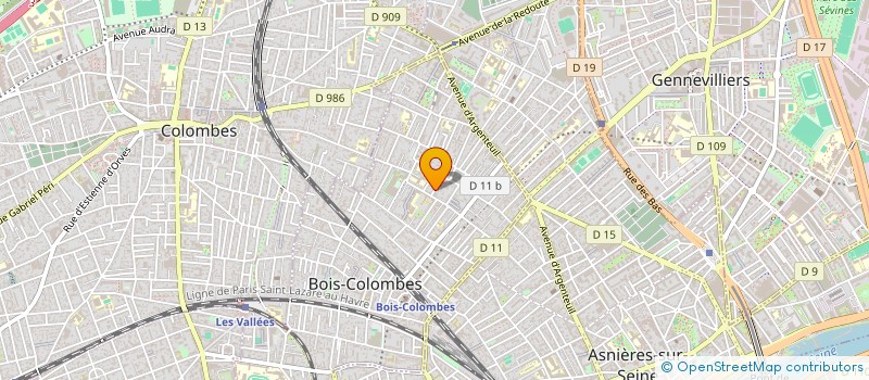 localisation de l'entreprise MADAME MABIDOU SOUMAHORO à BOIS-COLOMBES