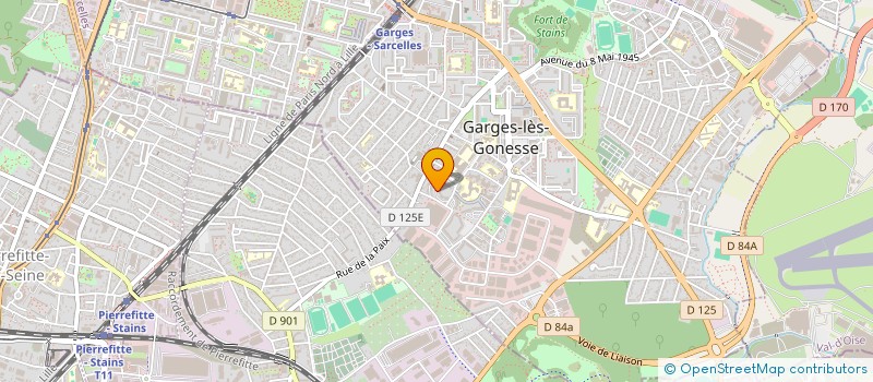 localisation de l'entreprise MADAME MABINTY TRAORE  GARGES-LES-GONESSE