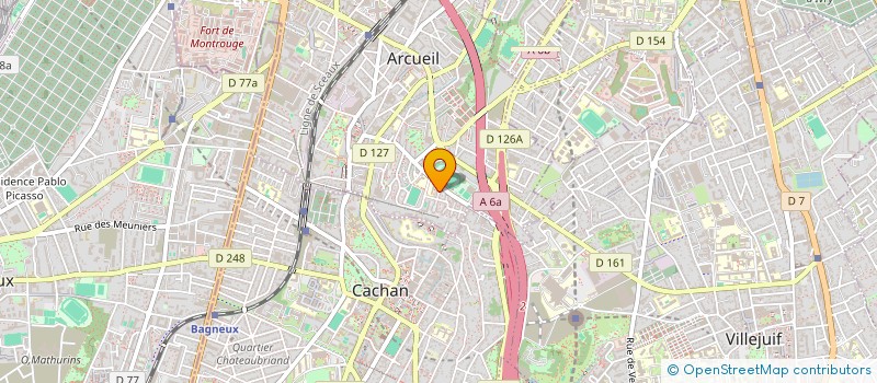localisation de l'entreprise MADAME MABOUNOU DJAKARIA à ARCUEIL