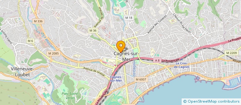 localisation de l'entreprise MADAME MABROUKA DARGUACH à CAGNES-SUR-MER