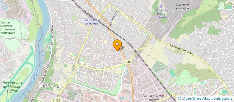 localisation de l'entreprise MADAME MABROUKA FETTAH  CORMEILLES-EN-PARISIS