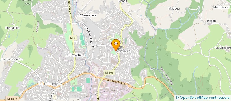 localisation de l'entreprise MADAME MABROUKA TRIKI  SORBIERS