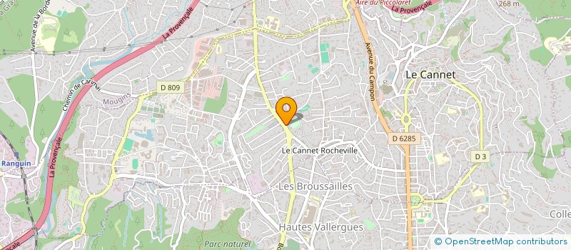 localisation de l'entreprise MADAME MACAIRE GROSSE à LE CANNET
