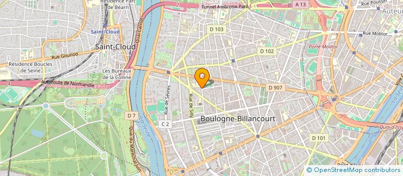 localisation de l'entreprise MADAME MACHA NOSSINTCHOUK à BOULOGNE-BILLANCOURT