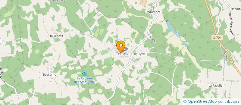 localisation de l'entreprise MADAME MACHILINA VAN DIS  TEMPLE-LAGUYON