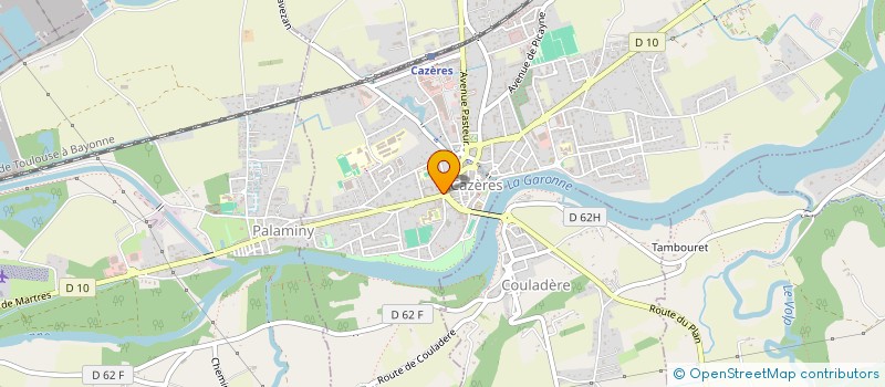 localisation de l'entreprise MADAME MACOURA TRAORE  CAZERES