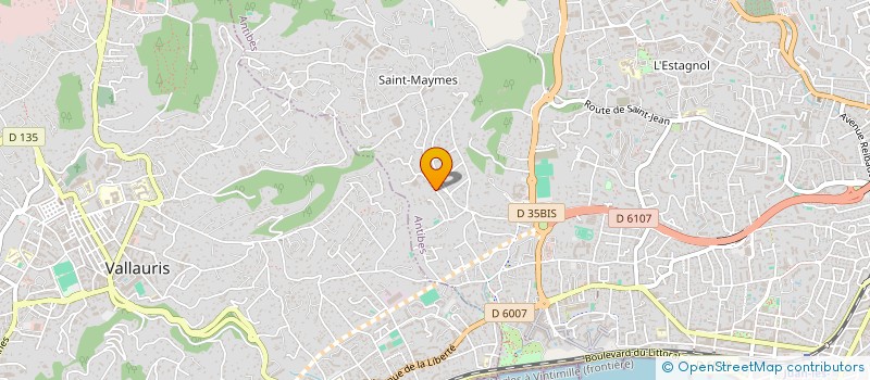 localisation de l'entreprise MADAME MACRINA LEFTER  ANTIBES