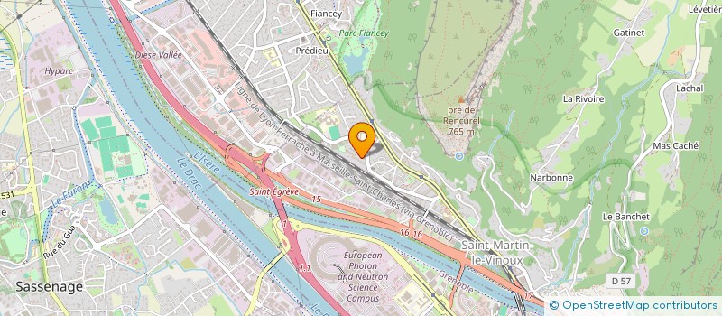 localisation de l'entreprise MADAME MADALENA DE OLIVEIRA NARCISO  SAINT-MARTIN-LE-VINOUX