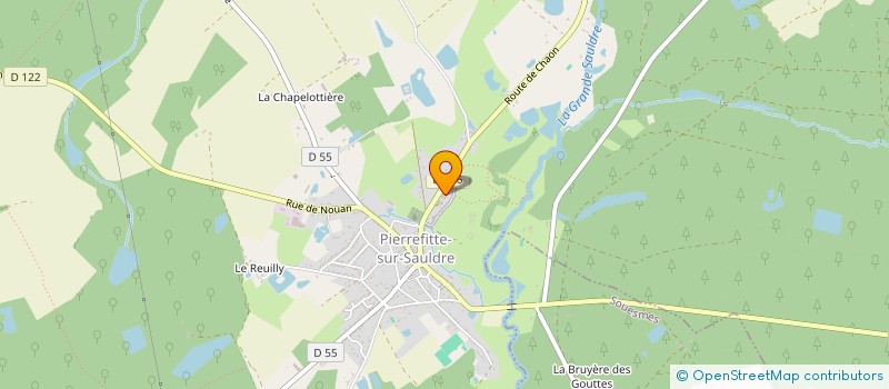 localisation de l'entreprise MADAME MADALINA OPORANU  PIERREFITTE-SUR-SAULDRE