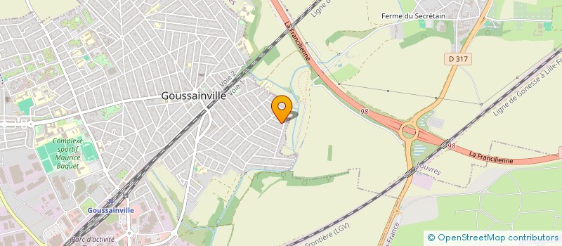 localisation de l'entreprise MADAME MADALINA REBENCIUC  GOUSSAINVILLE